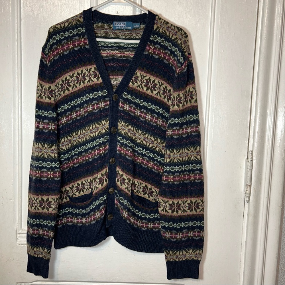 Vintage Ralph Lauren Fair Isle Cardigan
